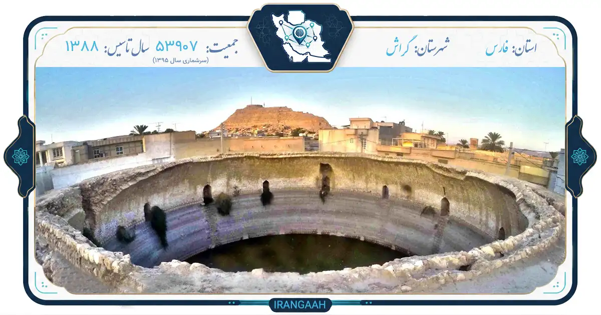 گراش؛ نگین کویری جنوب فارس، جایی که تاریخ در دل کوه‌های سیاه و سرخ نفس می‌کشد