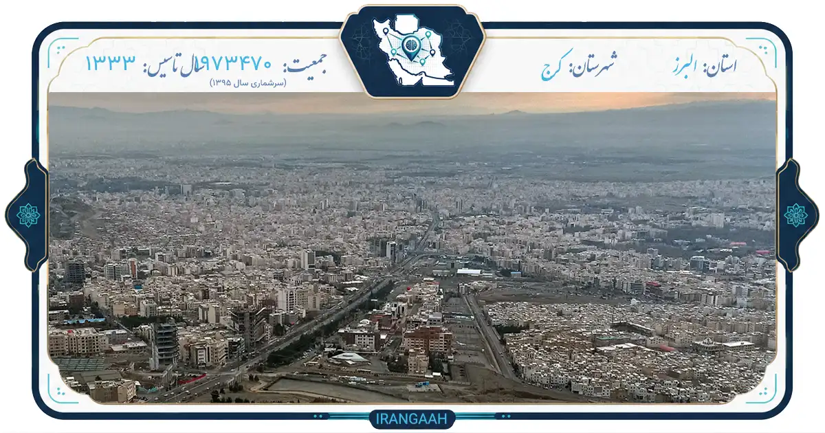کرج: دروازه‌ای به سوی البرز و روایتی از ایران کوچک