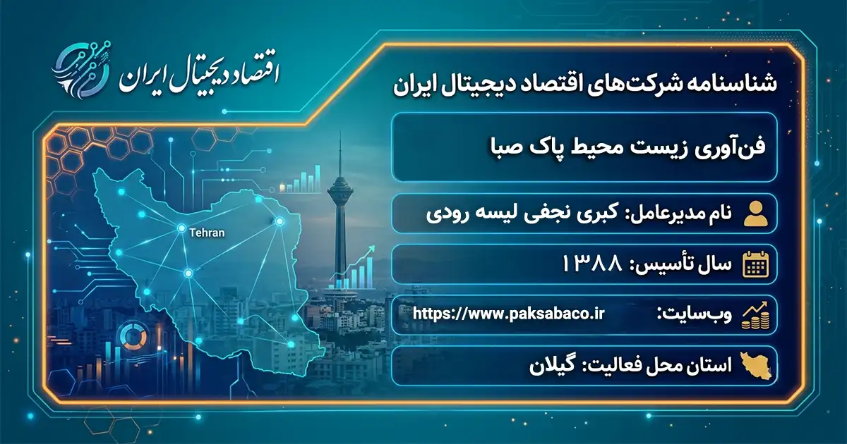 فن‌آوری زیست محیط پاک صبا