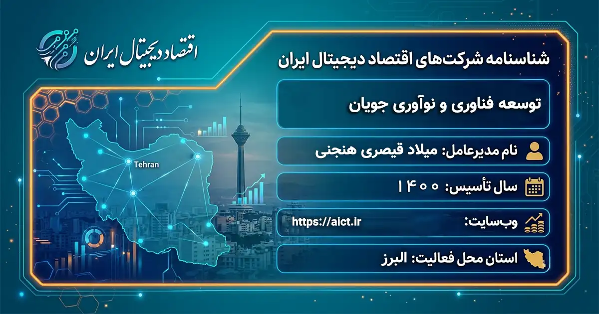 توسعه فناوری و نوآوری جویان