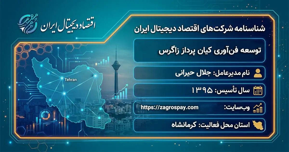 توسعه فن‌آوری کیان پرداز زاگرس