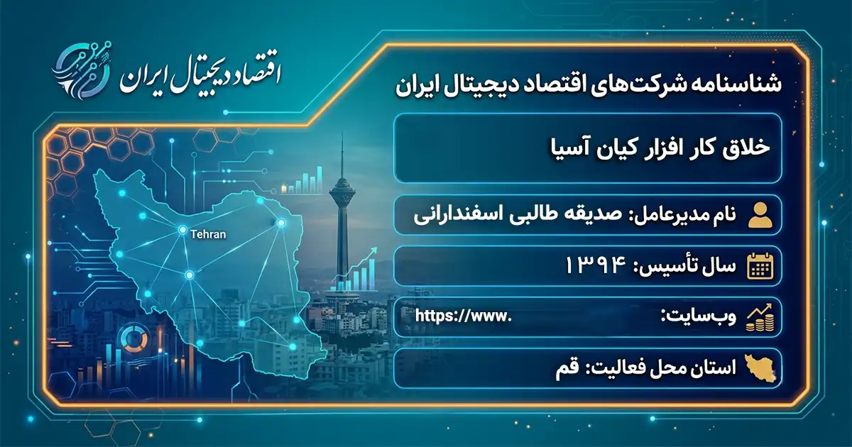 خلاق کار افزار کیان آسیا