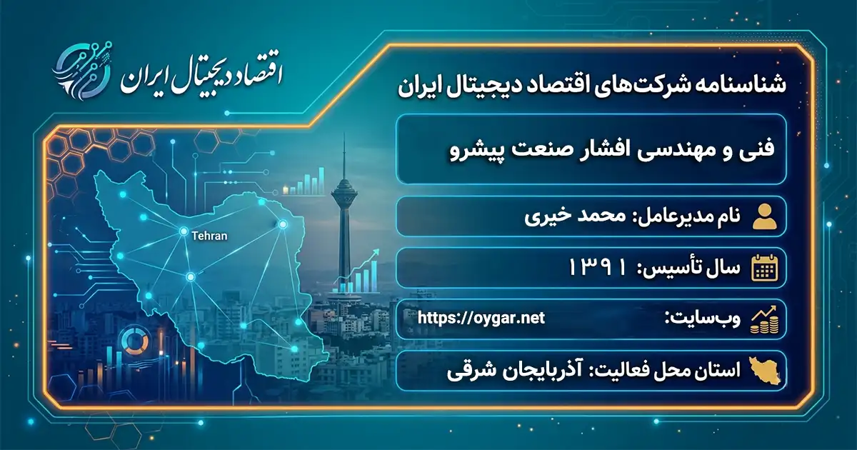 فنی و مهندسی افشار صنعت پیشرو