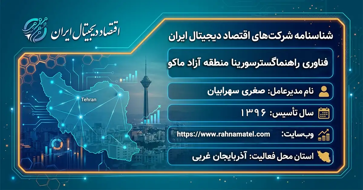 فناوری راهنماگسترسورینا منطقه آزاد ماکو