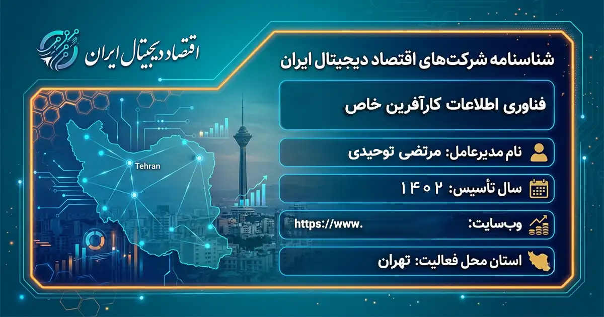 فناوری اطلاعات کارآفرین خاص