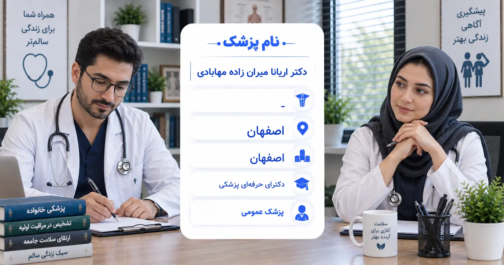 دکتر اریانا میران زاده مهابادی، پزشک عمومی در اصفهان
