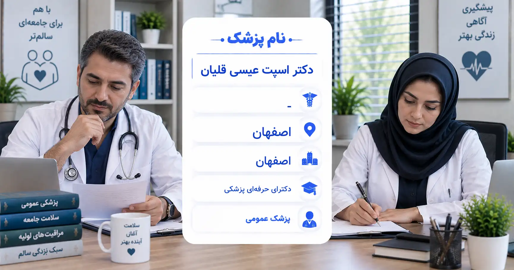دکتر اسپت عیسی قلیان، پزشک عمومی در اصفهان