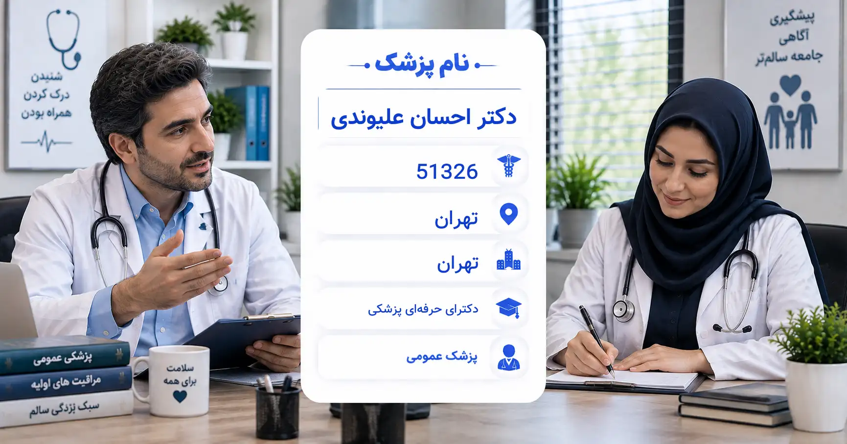 دکتر احسان علیوندی، پزشک عمومی در تهران