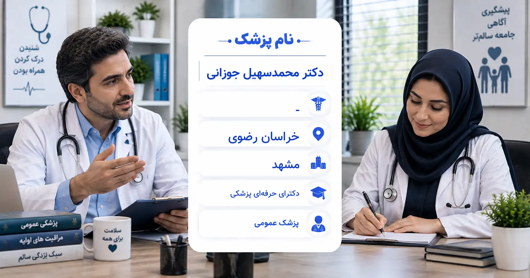 دکتر محمدسهیل جوزانی، پزشک عمومی در مشهد