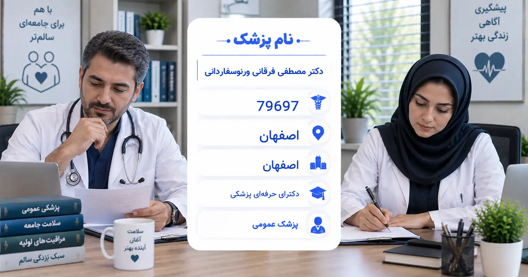 دکتر مصطفی فرقانی ورنوسفاردانی، پزشک عمومی در اصفهان