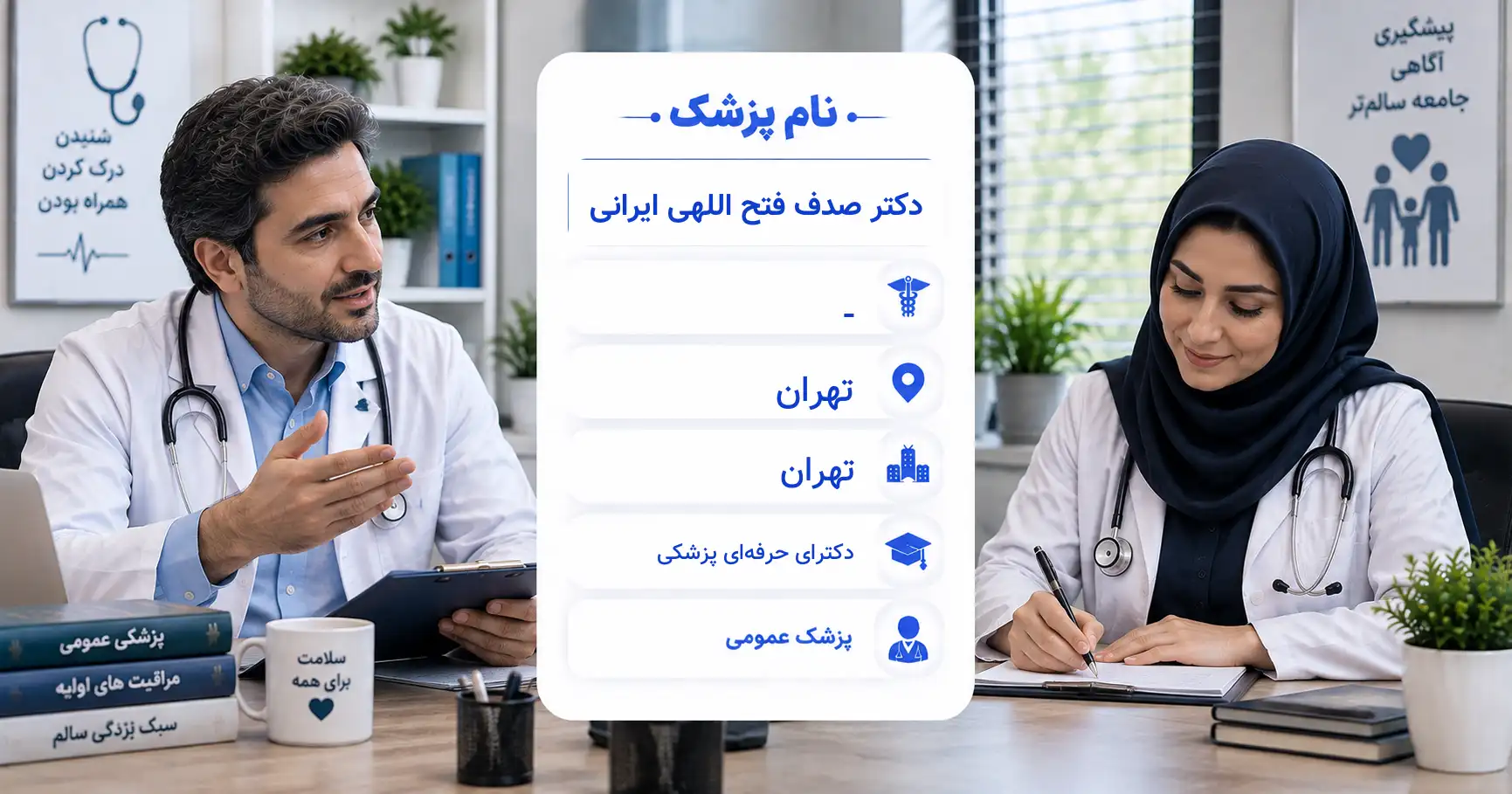 دکتر صدف فتح اللهی ایرانی، پزشک عمومی در تهران
