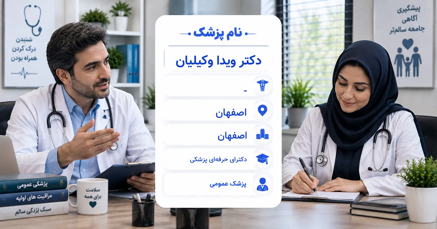 دکتر ویدا وکیلیان، پزشک عمومی در اصفهان