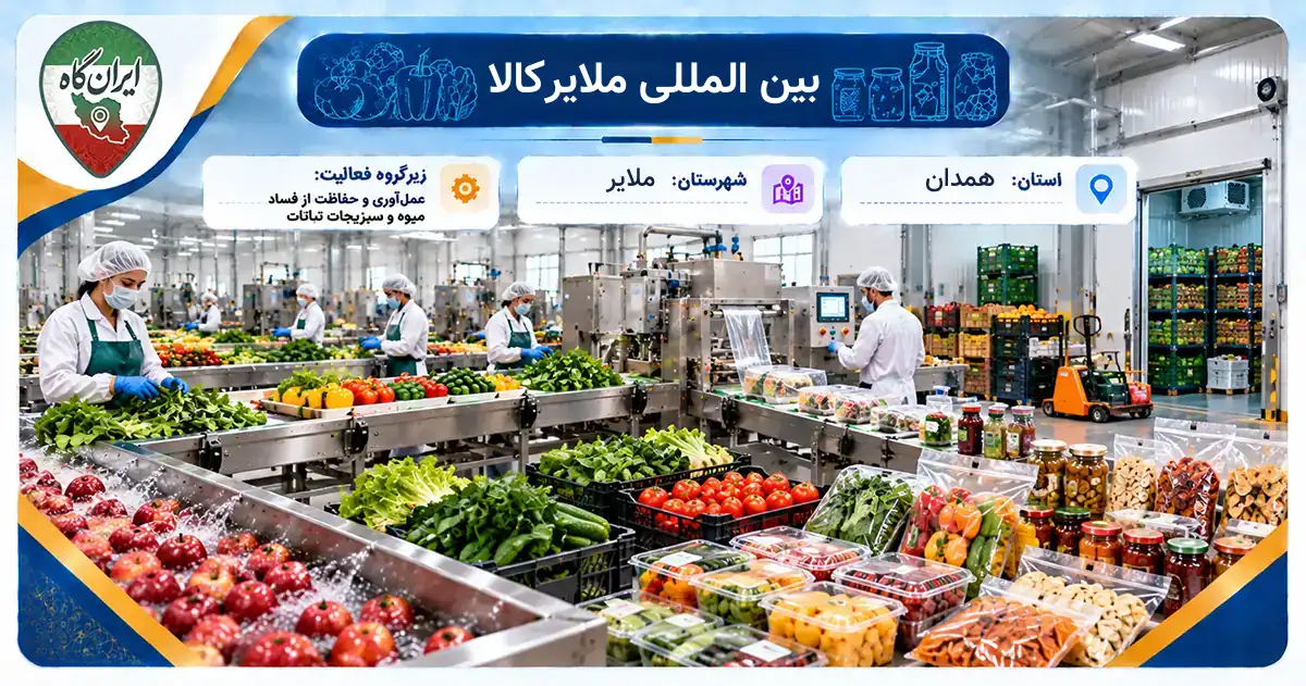 تولیدی بین المللی ملایرکالا ملایر
