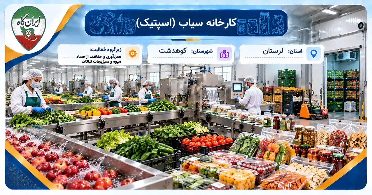 تولیدی کارخانه سیاب (اسپتیک) کوهدشت