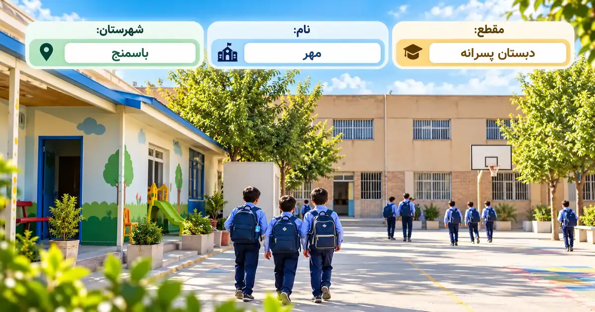 دبستان پسرانه دولتی مهر ناحیه 4 تبریز باسمنج