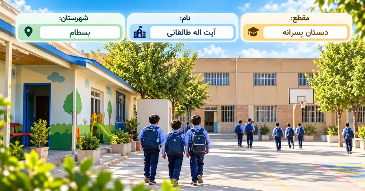 دبستان پسرانه دولتی آیت اله طالقانی بسطام