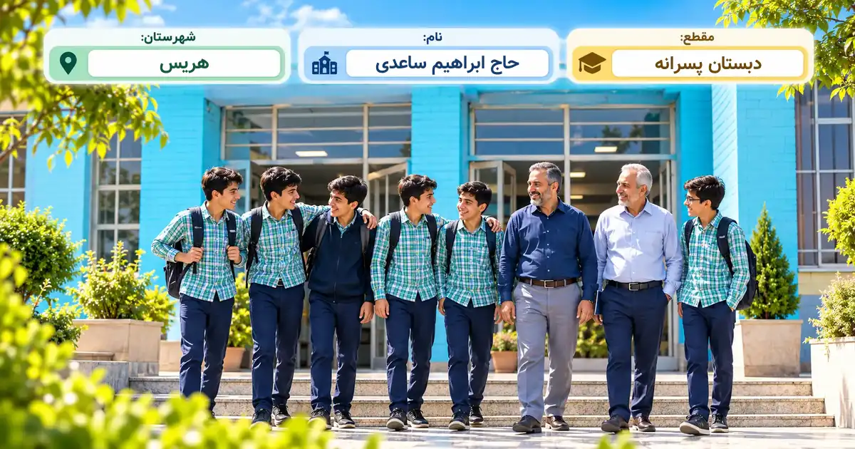 دبستان پسرانه دولتی حاج ابراهیم ساعدی شبستر هریس