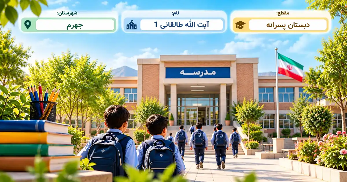 دبستان پسرانه دولتی آیت الله طالقانی 1 جهرم
