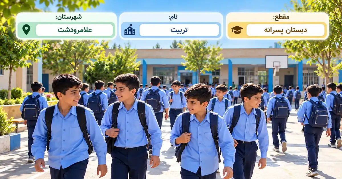 دبستان پسرانه دولتی تربیت علامرودشت