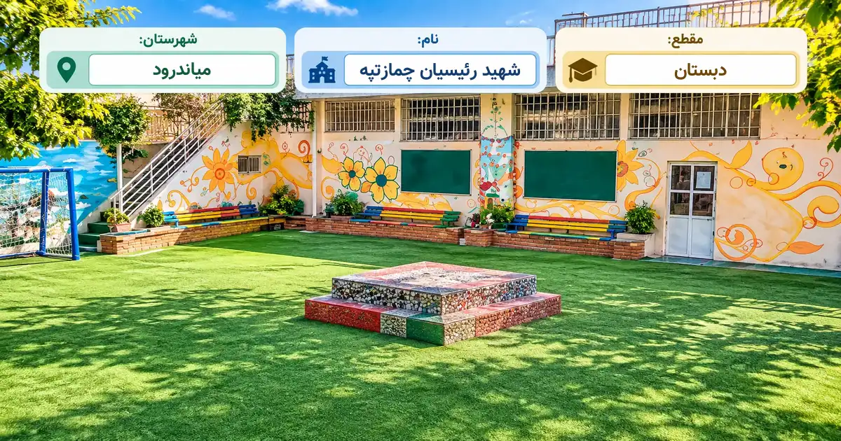 دبستان دولتی شهید رئیسیان چمازتپه میاندرود