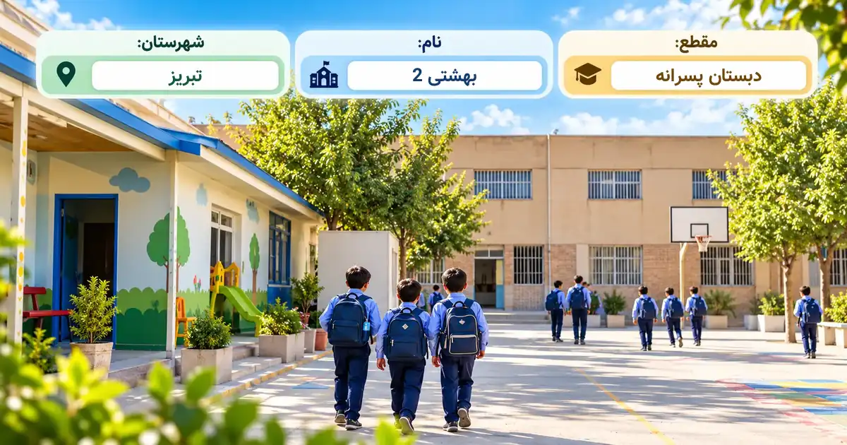 دبستان پسرانه دولتی بهشتی 2 ناحیه 1 تبریز