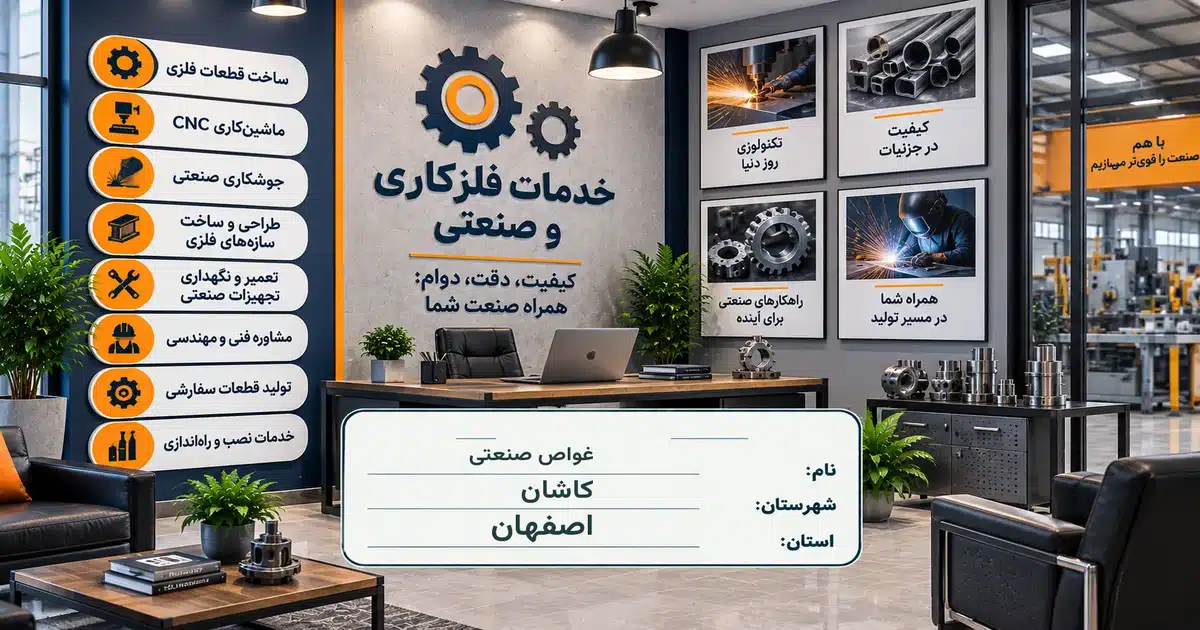 تصویر کسب‌وکار خدماتی خدمات فلزکاری و صنعتی غواص صنعتی در کاشان