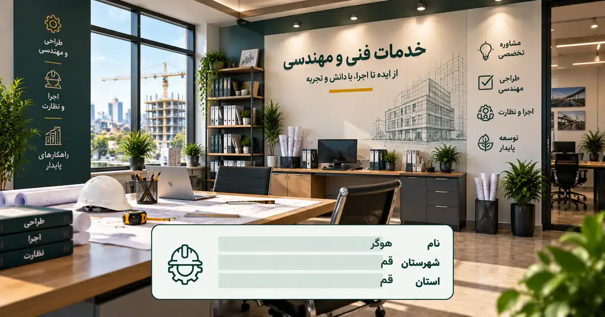 تصویر کسب‌وکار خدماتی خدمات فنی و مهندسی هوگر در قم