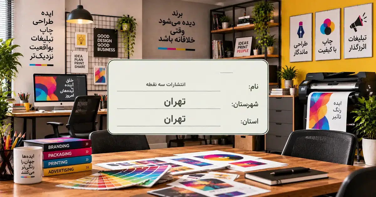 تصویر کسب‌وکار خدماتی چاپ، نشر و تبلیغات انتشارات سه نقطه در تهران