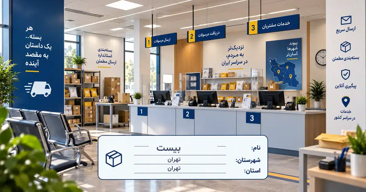 تصویر کسب‌وکار خدماتی حمل و نقل و خدمات پستی بیست در تهران