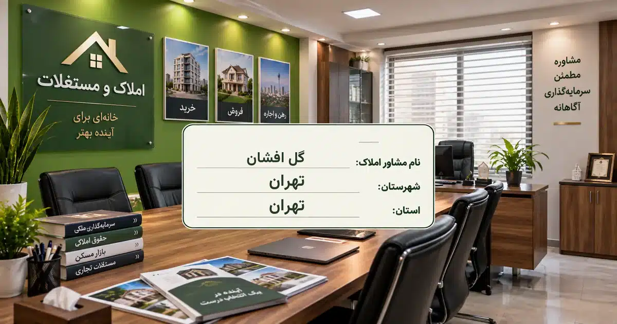 تصویر کسب‌وکار خدماتی املاک و مستغلات گل افشان در تهران