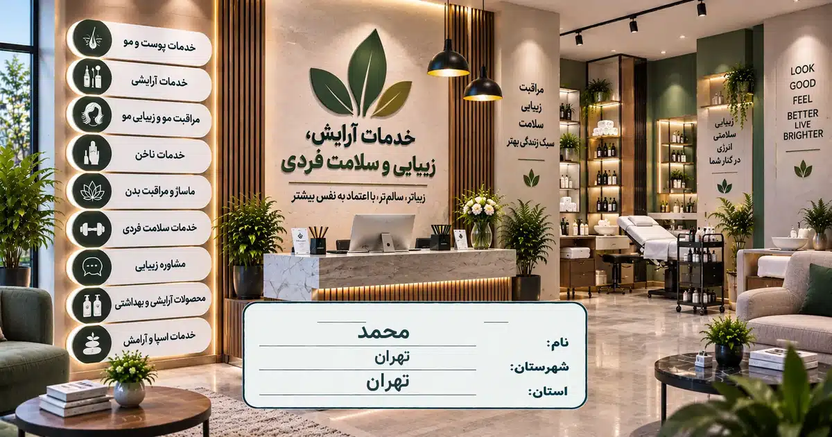 تصویر کسب‌وکار خدماتی آرایش، زیبایی و سلامت فردی محمد در تهران