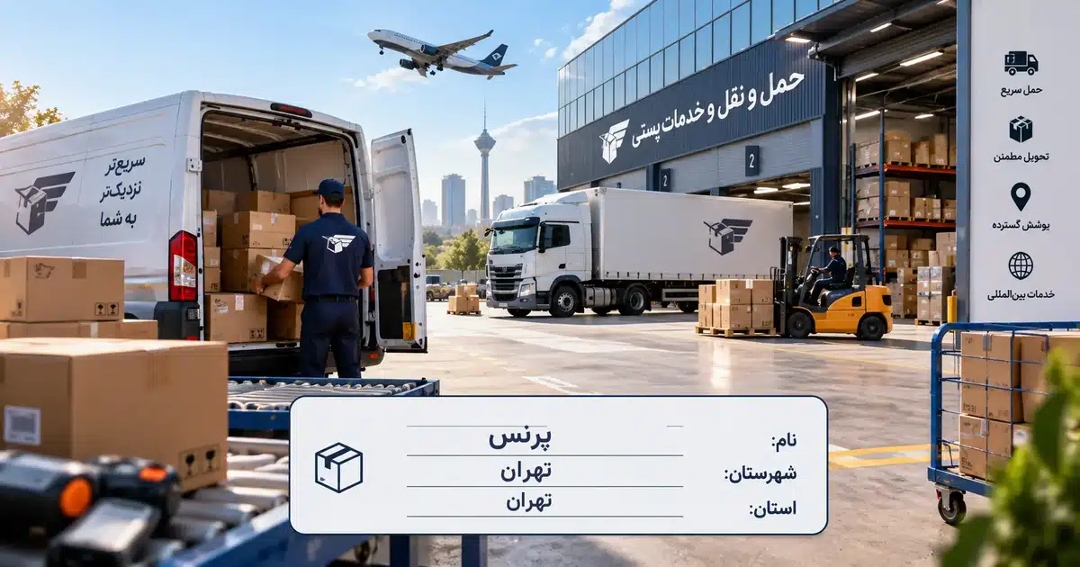 تصویر کسب‌وکار خدماتی حمل و نقل و خدمات پستی پرنس در تهران