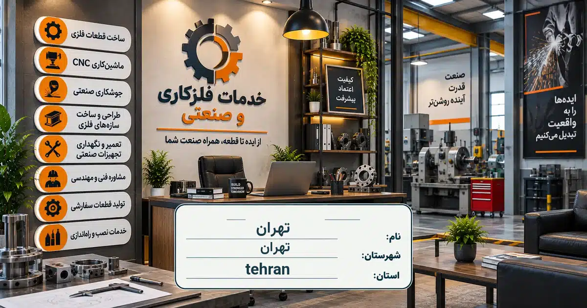 تصویر کسب‌وکار خدماتی خدمات فلزکاری و صنعتی تهران در تهران