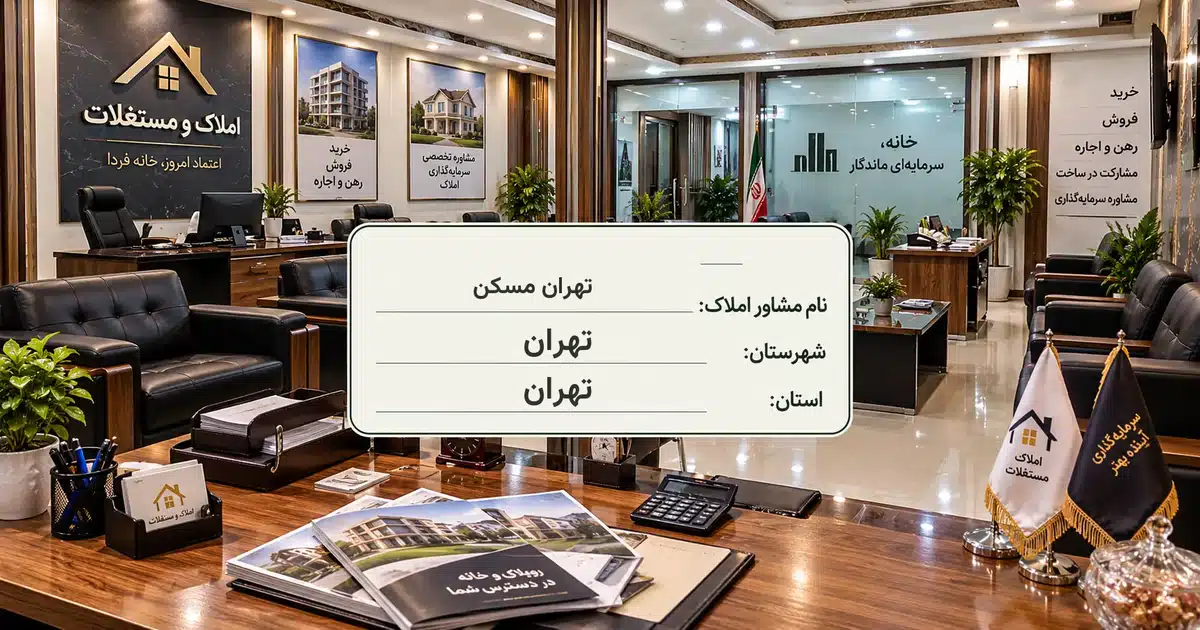 تصویر کسب‌وکار خدماتی املاک و مستغلات تهران مسکن در تهران