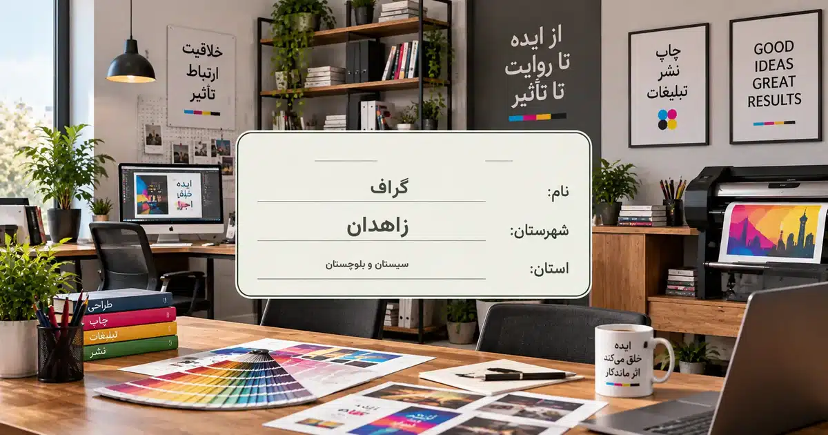 تصویر کسب‌وکار خدماتی چاپ، نشر و تبلیغات گراف در زاهدان