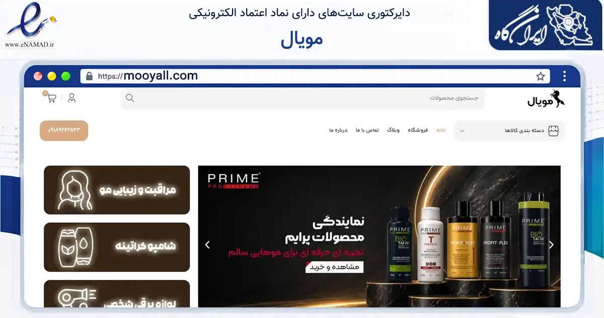 صفحه اصلی سایت مویال به نشانی mooyall.com که در زمینه فناوری اطلاعات، ارتباطات و دیجیتال با مرکزیت بانه فعالیت دارد.