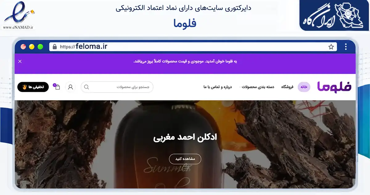 صفحه اصلی سایت فلوما به نشانی feloma.ir که در زمینه سلامت، درمان و پزشکی با مرکزیت بندر لنگه فعالیت دارد.