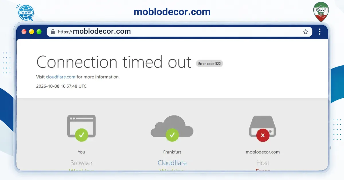 صفحه‌ی اصلی سایت moblodecor.com به نشانی moblodecor.com