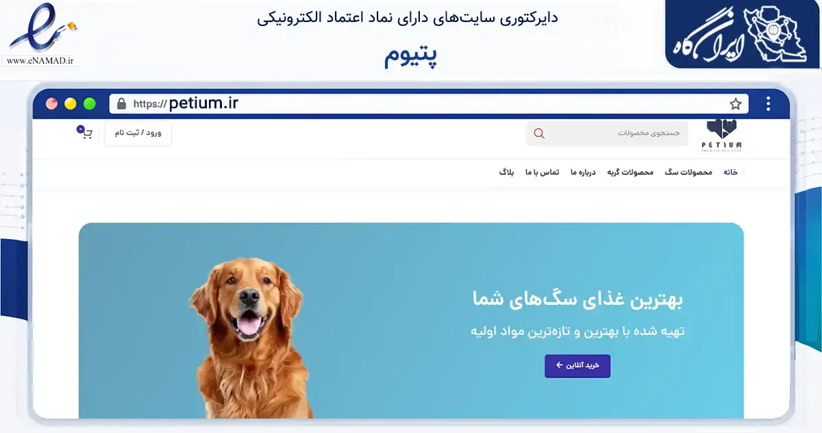 صفحه اصلی سایت پتیوم به نشانی petium.ir که در زمینه تجارت، بازرگانی و تبلیغات با مرکزیت نظرآباد فعالیت دارد.