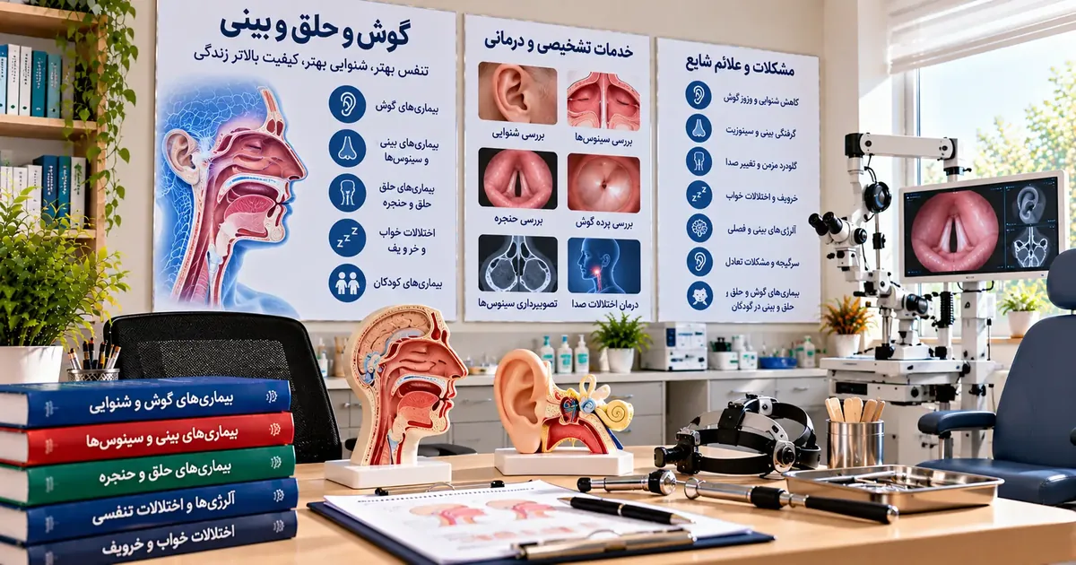 تصویر شاخص صفحهٔ گوش و حلق و بینی در راهنمای پزشکان ایران‌گاه